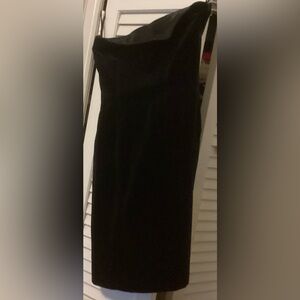 Cocktail dress Andrea Jovine black velvet